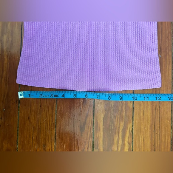 Purple Ribbed Tank Top - Picture 3 of 4